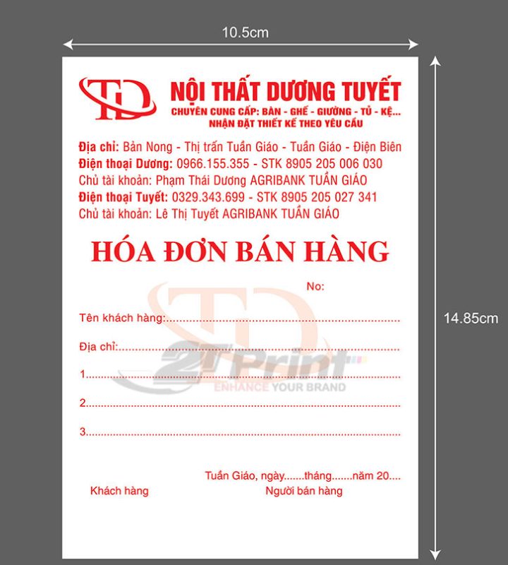 Báo Giá In Hóa Đơn Giá Rẻ Tại Bắc Ninh – Uy Tín, Lấy Ngay, Mới Nhất 2025
